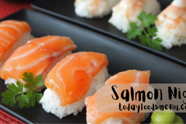 Salmon nigiri