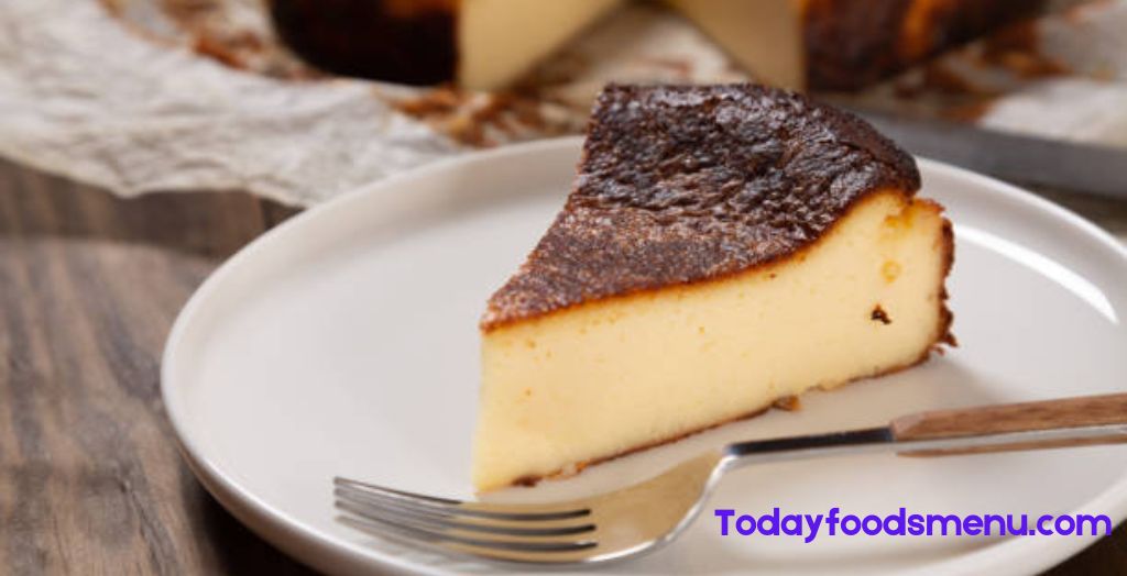 classic Basque cheesecake