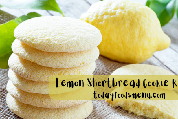 lemon shortbread cookie recipe