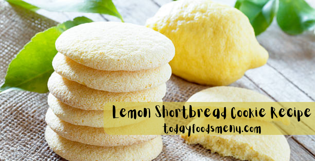 lemon shortbread cookie recipe