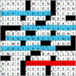 sauteing acronym crossword