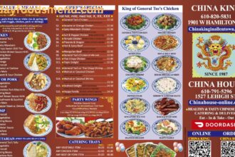 china house menu