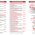 great wall menu